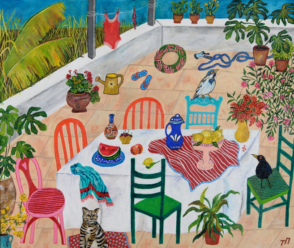 Τζίνα Παπαδοπούλου: «Όνειρο στο κύμα» Ατομική έκθεση ζωγραφικής στην ΠΕΡΙΤΕΧΝΩΝ&nbsp;Καρτέρης